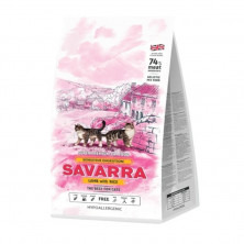 Savarra Sensitive Cat Сухой корм для взрослых кошек с чувствительным пищеварением с ягненком и рисом - 400 г