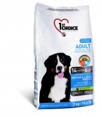 1st Choice Adult для взрослых собак средних и крупных пород с курицей - 15 кг