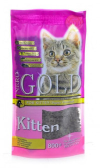 Nero gold kitten chicken для котят с чувствительным пищеварением 800 гр