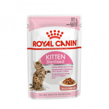 Влажный корм Royal Canin Kitten Sterilised для котят кусочки в соусе в паучах - 85 г