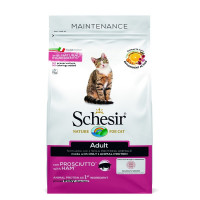 Schesir сухой корм для кошек с ветчиной -  1.5 кг