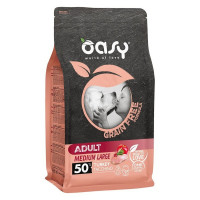 Oasy Dry Dog Grain Free Adult Medium сухой беззерновой корм для взрослых собак средних пород с индейкой - 12 кг