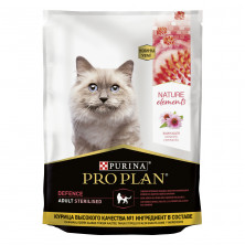 Сухой корм Pro Plan® Nature Elements для взрослых стерилизованных кошек и кастрированных котов, с высоким содержанием курицы, 200 г