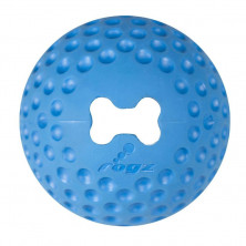 Игрушка для собак ROGZ Gumz S мяч из литой резины с отверстием для лакомства Синий - 49 мм