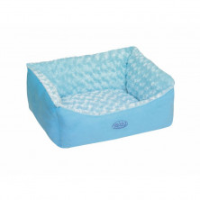 Nobby Arusha лежак для кошек и собак мягкий 60х48х19 см, голубой