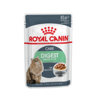 Royal Canin Digest Sensitive паучи для взрослых кошек (мелкие кусочки в соусе), 85 г