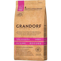 Grandorf Adult сухой корм для собак всех пород с индейкой и рисом 12 кг