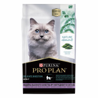 Сухой корм Pro Plan® Nature Elements для взрослых кошек с чувствительным пищеварением или особыми предпочтениями в еде, с высоким содержанием индейки, 7 кг