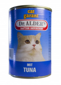 Консервы Dr. Alder's Cat Garant для взрослых кошек с тунцом 415 г