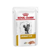 Влажный диетический корм Royal Canin Urinary S/O паштет для взрослых кошек при МКБ с курицей - 85 г