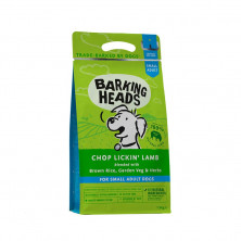 Сухой корм Barking Heads Chop Lickin' Lamb для взрослых собак мелких пород с ягненком и рисом - 1,5 кг