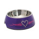 Миска для собак ROGZ Bubble корпус из пластика и вынимаемая миска фиолетовая - 350 мл