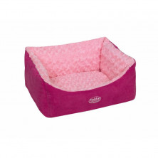 Nobby Arusha лежак для кошек и собак мягкий 45х40х18 см, розовый