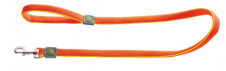 Hunter поводок для собак Maui 25/120 сетчатый текстиль оранжевый