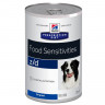 Влажный диетический гипоаллергенный корм для собак (консерва) Hill's Prescription Diet z/d Food Sensitivities при пищевой аллергии - 370 г