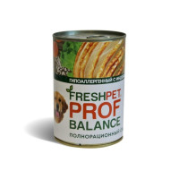 Freshpet Prof Balance влажный корм для собак всех пород с индейкой и тыквой в консервах - 410 г