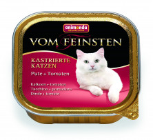 Animonda Консервы Vom Feinsten for castrated cats для кастрированных кошек с индейкой и томатами - 100 г