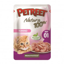 Влажный корм Petreet Natura для взрослых кошек с тунцом - 70 г