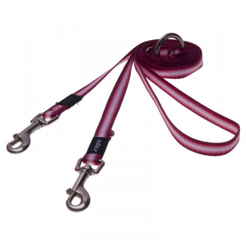 Поводок перестежка для собак ROGZ Pavement Special S-11мм 2 м (Розовый HLM10D)