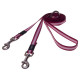 Поводок перестежка для собак ROGZ Pavement Special S-11мм 2 м (Розовый HLM10D)