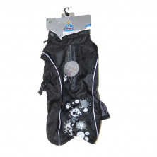 Rogz попона утепленная, длина спины собаки 40 см черная с белым 1 ш