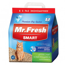 Mr.Fresh Smart наполнитель для короткошерстных кошек, 4,5 л, 2,1 кг