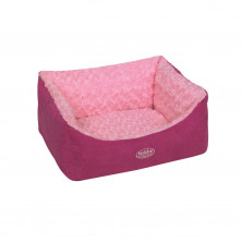 Nobby Arusha лежак для кошек и собак мягкий 60х48х19 см, розовый