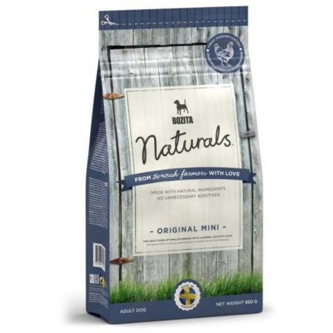 Bozita Original Mini сухой корм для собак мелких пород с курицей - 950 г