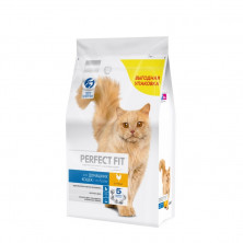 Perfect Fit сухой корм для взрослых домашних кошек с курицей - 2,5 кг
