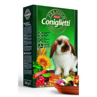 Корм Padovan Premium coniglietti для кроликов и молодняка комплексный основной - 500 г