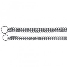 Цепь рывковая Trixie двухрядная для собак 50 см/2,5 мм