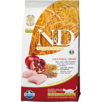 Farmina N&D Low Grain Cat Chicken & Pomegranate Neutered - 1,5 кг