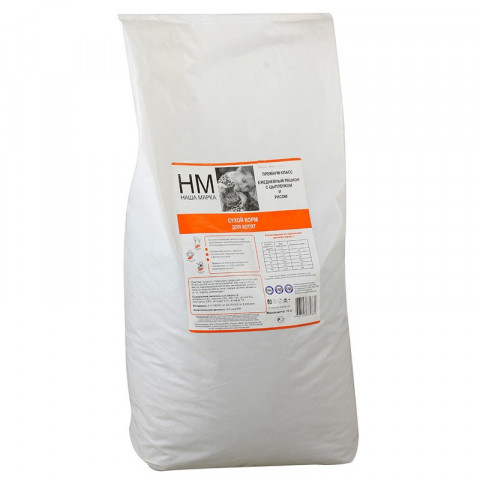Наша Марка корм для котят с цыпленком и рисом 15 кг