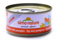 Almo Nature Legend Adult Cat Chicken&Pumpkin консервированный корм с цельными кусочками курицы и тыквой в бульоне для взрослых кошек - 70 г