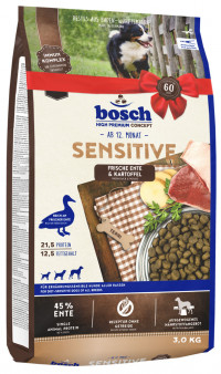 Bosch Sensitive сухой корм для собак с уткой и картофелем - 3 кг