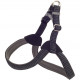 Rogz Шлейка светоотражающая для средних собак (32-52 см) SJ53A, серая с черным орнаментом