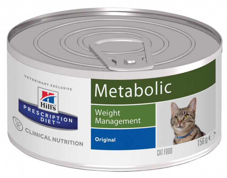 Влажный диетический корм для кошек Hill's Prescription Diet Metabolic  способствует снижению и контролю веса - 156 г