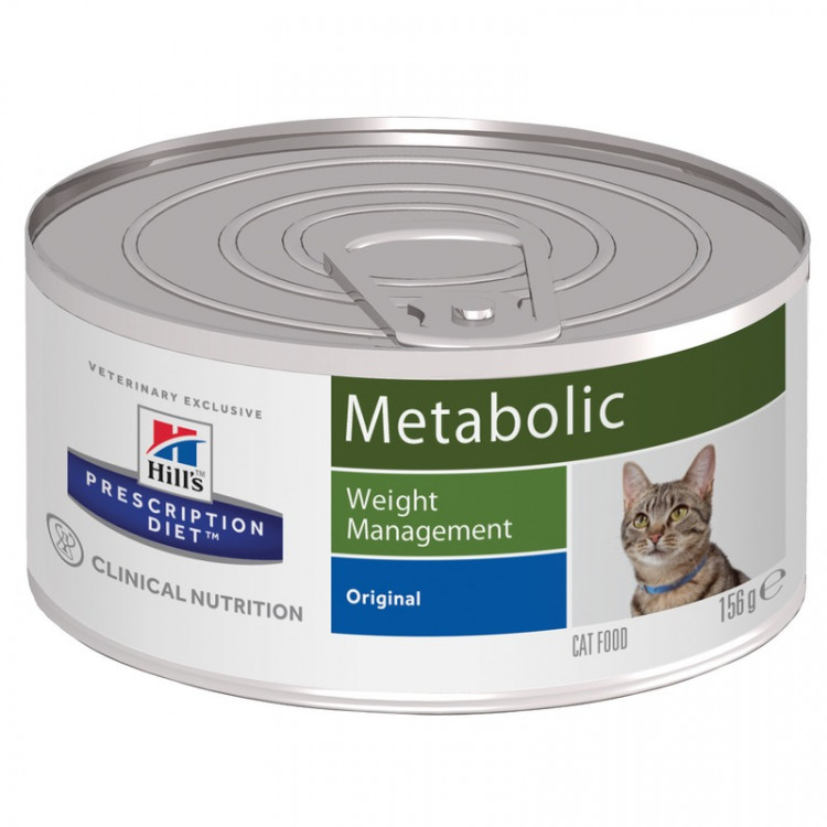 Влажный диетический корм для кошек Hill's Prescription Diet Metabolic  способствует снижению и контролю веса - 156 г