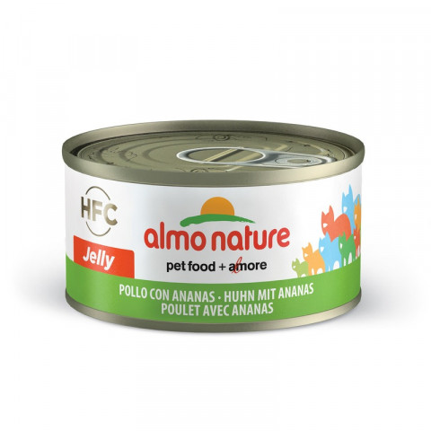 Almo Nature Legend Adult Cat Chicken&Pineapple консервированный корм с цельными кусочками курицы и ананасом для взрослых кошек - 70 г