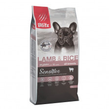 Сухой корм Blitz Puppy Lamb & Rice для щенков с ягненком и рисом - 2 кг