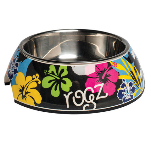 Rogz Миска для собак малая, 140*45 мм черная, 160 мл