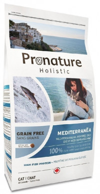 Pronature Holistic Grain Free для кошек Средиземноморское меню - 2 кг