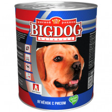 Зоогурман Big Dog Grain line влажный корм для взрослых собак всех пород с ягненком и рисом - 850 г