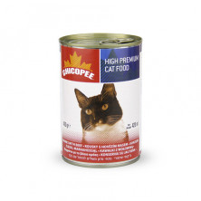 Chicopee Cat Chunks Beef консервы для кошек всех возрастов с кусочками говядины в соусе - 400 г