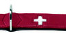 Hunter ошейник для собак Swiss 42 (35-39,5 см) кожа красный/черный