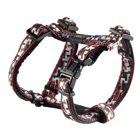 Шлейка Rogz для собак мелких пород черная