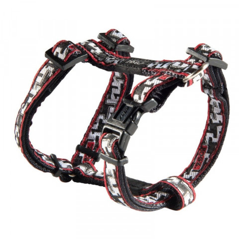 Шлейка Rogz для собак мелких пород черная