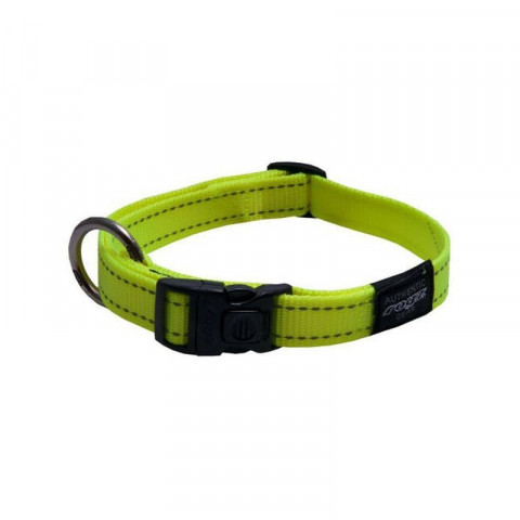 Rogz ошейник для собак крупных пород размер L серия Utility, обхват шеи 340-560 мм, неон