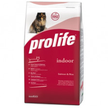 Prolife Cat Adult Indoor сухой корм для кошек с лососем и рисом - 1.5 кг