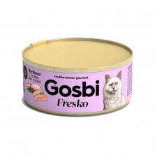 Влажный корм Gosbi Fresko для стерилизованных кошек с курицей и кроликом - 70 г